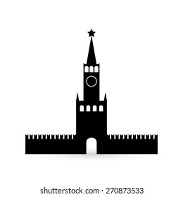 The Moscow Kremlin. Vector illustration.