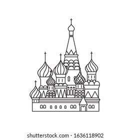 moscow kremlin vector illustration design