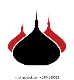 Moscow logo Concept creative symbol minimalist abstract icon vector illustration