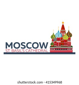Moscow. Russia. St. Basil's Cathedral. 