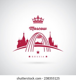 Moscow symbol - vector illustration