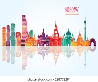 Moscow. Vector illustration