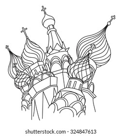 Moscow vector illustration
