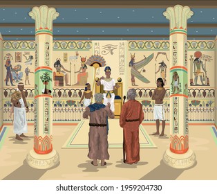 Moses and Aaron before Pharaoh - Exodus 5