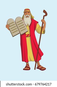 Moses cartoon character