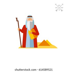 Moses in Desert Icon