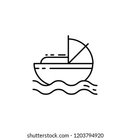 Moses icon. Element of Jewish icon for mobile concept and web apps. Thin line Moses icon can be used for web and mobile
