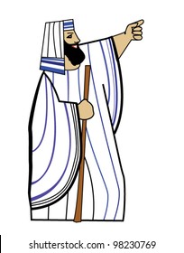 Moses, leader of the Hebrews