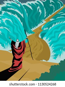 Moses And The Red Sea Miracle
