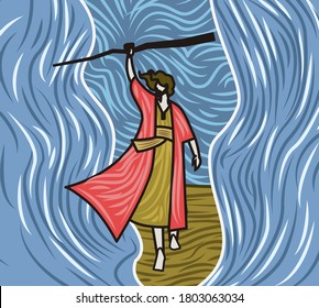 Moses And The Red Sea Miracle