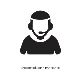 Moslem customer care service and support icon - Vector