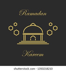 Moslem icon , religion element