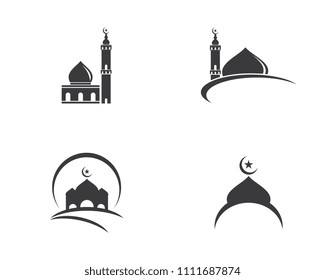 Moslem icon vector Illustration design template
