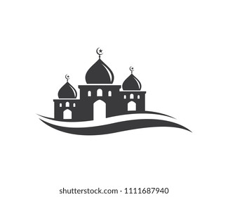 Moslem icon vector Illustration design template