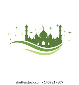Moslem icon vector Illustration design template