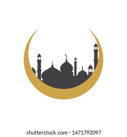 Similar Images Stock Photos Vectors Of Mosque Moon Icon Islam Islamic Muslim Religion Silhouette Icon Image Vector Logo Symbol 521681578 Shutterstock