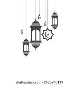 Moslem icon vector Illustration design template