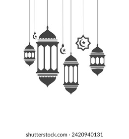 Moslem Icono vector Ilustración plantilla de diseño