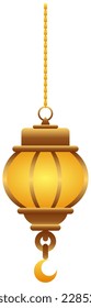 Moslem Lantern Gradients Decoration Illustration
