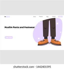 moslem pants and footwear. moslem pants style. moslem footwear. moslem fashion style.