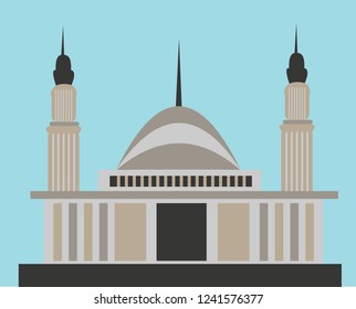 Mosque 3d design, Vector Illustration