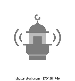 Mosque Azan Ramadan icon. Simple color vector elements of islam icons for ui and ux, website or mobile application