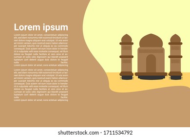Mosque background, can be used for background covers, cards, banners, and the web
