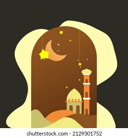 mosque background design for ramadan kareem