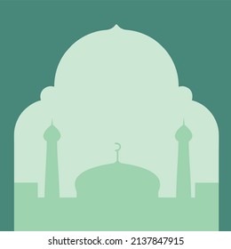 mosque background vector editable, suitable use as background for ramadan and eid theme