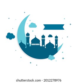 Mosque Background vector Illustration design template