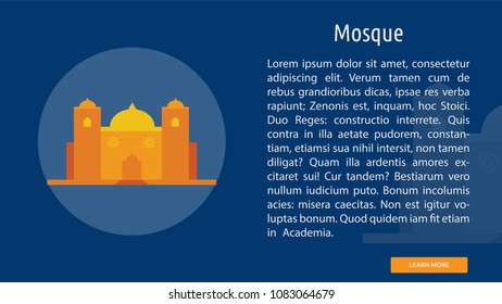 Mosque Conceptual Banner