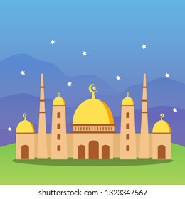 Mosque Design Illustration