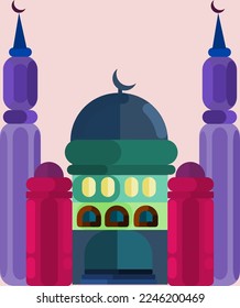 MOSQUE DESIGN. MUSLIM. EID AL-FITR. EID AL-ADHA