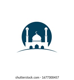 Moschee und Design für religiöse Vektorillustration

