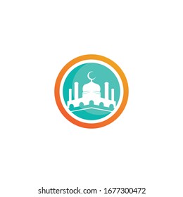 Moschee und Design für religiöse Vektorillustration
