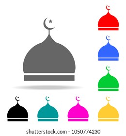 mosque dome icon. Elements of religion multi colored icons. Premium quality graphic design icon. Simple icon for websites, web design, mobile app, info graphics on white background