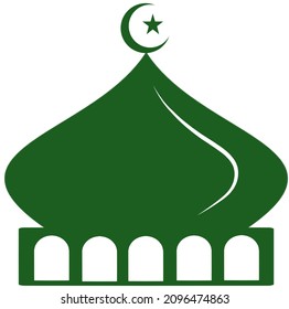 mosque dome vector for muslim graphic purposes