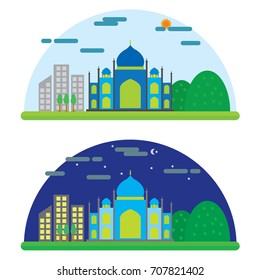 Mosque Ecology Scenery City Hill