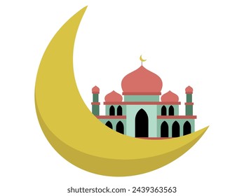 Mosque Eid Al Fitr Background