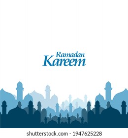 mosque element on ramadan concept