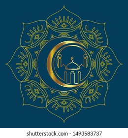 Mosque Elements of buildings illustration icons. Signs, symbols can be used for web, logo, mobile app, background 