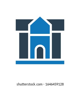 Mosque glyph icon vector - ui icon vector