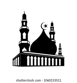 mosque graphic design template