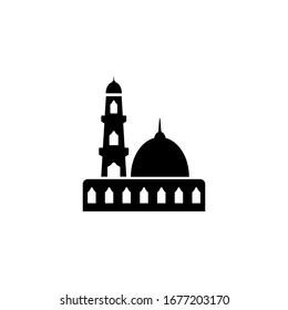 Mosque graphic design template vector isolated