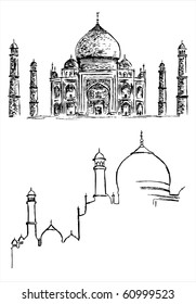 Mosque - hand drawing