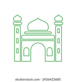 Mosque icon design template illustration