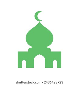 Mosque icon design template illustration