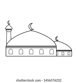 Mosque icon design. template vector.