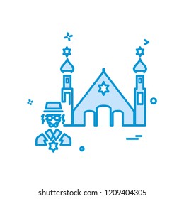 Mosque icon design vector