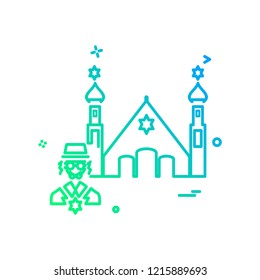 Mosque icon design vector